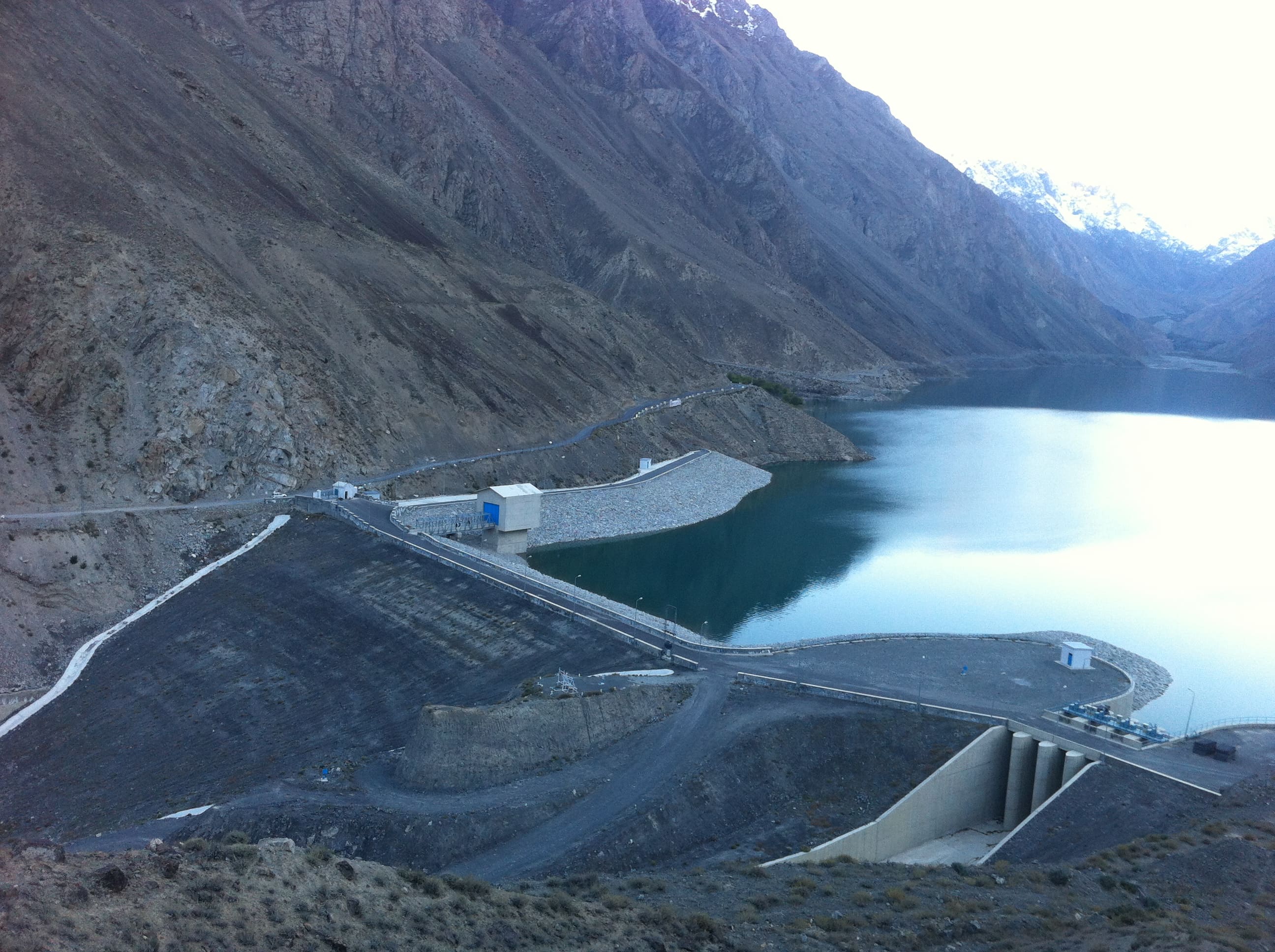 Satpara Dam earth core rockfill dam